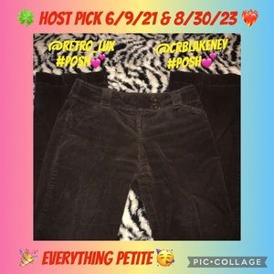 Ann Taylor Petites brown corduroy size 00P